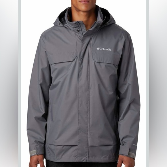 Columbia Other - Columbia Men's Charcoal Raincoat, Flawless and like new.
